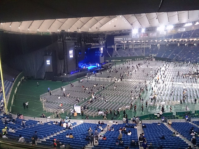 東京ドーム ステージの見え方 Livehis